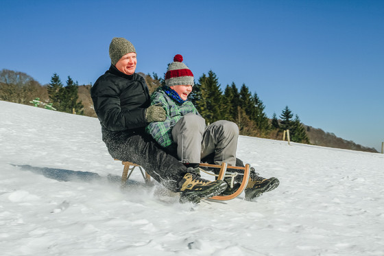 Rodeln im Schwarzwald 